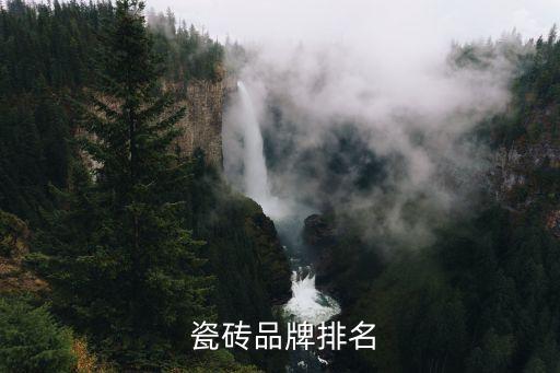  瓷砖品牌排名