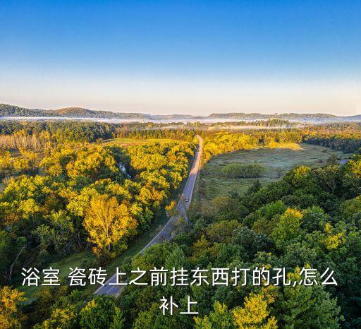 瓷砖上钉孔修复,采用自动化生产技术全球瓷砖不再手工制作
