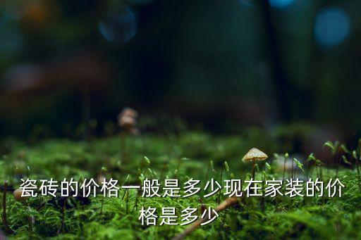  瓷砖的价格一般是多少现在家装的价格是多少