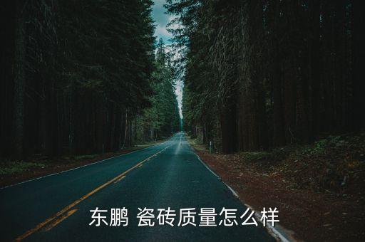  东鹏 瓷砖质量怎么样