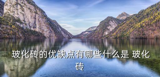  玻化砖的优缺点有哪些什么是 玻化砖