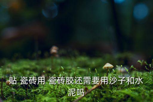 贴 瓷砖用 瓷砖胶还需要用沙子和水泥吗
