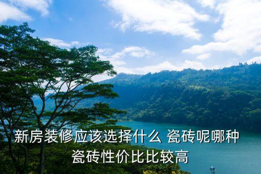 新房装修应该选择什么 瓷砖呢哪种 瓷砖性价比比较高