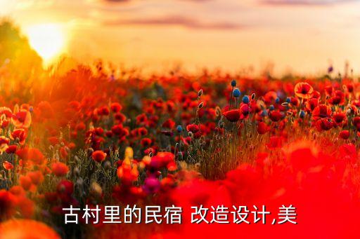 古村里的民宿 改造设计,美