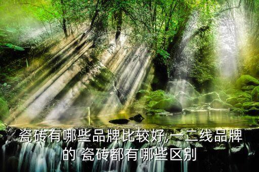  瓷砖有哪些品牌比较好,一二线品牌的 瓷砖都有哪些区别