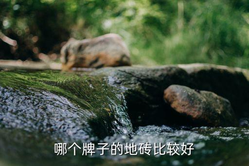 哪个牌子的地砖比较好