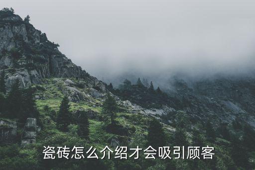  瓷砖怎么介绍才会吸引顾客