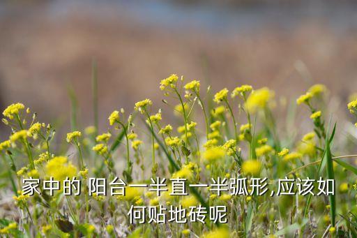 家中的 阳台一半直一半弧形,应该如何贴地砖呢