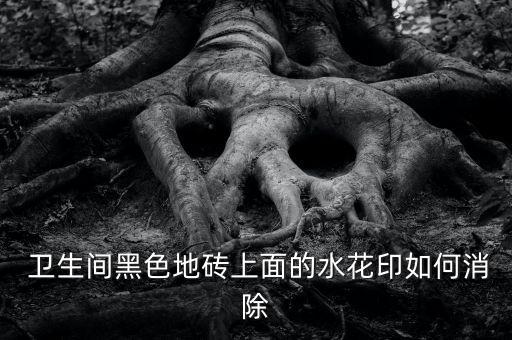  卫生间黑色地砖上面的水花印如何消除