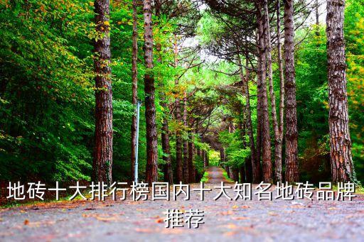地砖十大排行榜国内十大知名地砖品牌 推荐