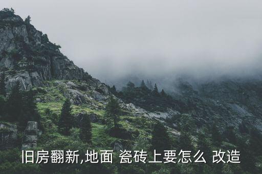 旧房翻新,地面 瓷砖上要怎么 改造