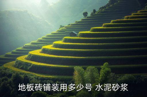 铺瓷砖用什么品牌水泥,家里铺瓷砖用什么水泥