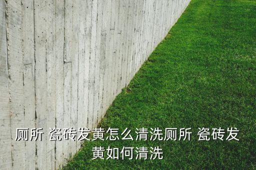 厕所 瓷砖发黄怎么清洗厕所 瓷砖发黄如何清洗