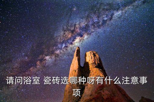 请问浴室 瓷砖选哪种呀有什么注意事项