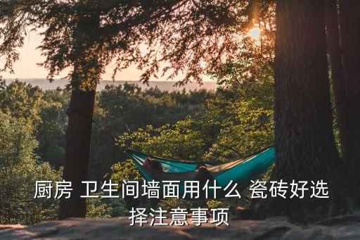  厨房 卫生间墙面用什么 瓷砖好选择注意事项