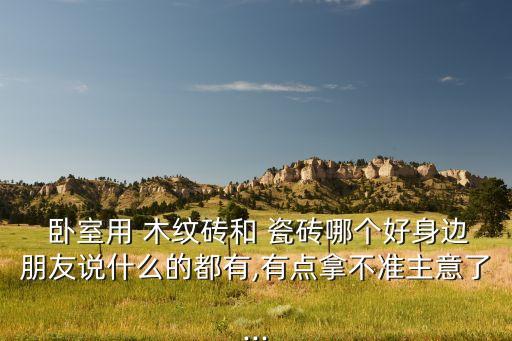  卧室用 木纹砖和 瓷砖哪个好身边朋友说什么的都有,有点拿不准主意了...