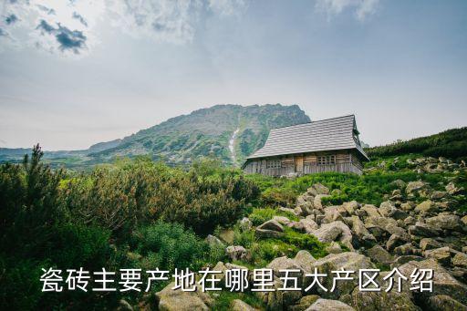  瓷砖主要产地在哪里五大产区介绍