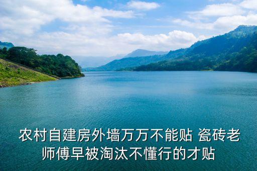 农村房子外部贴瓷砖效果图