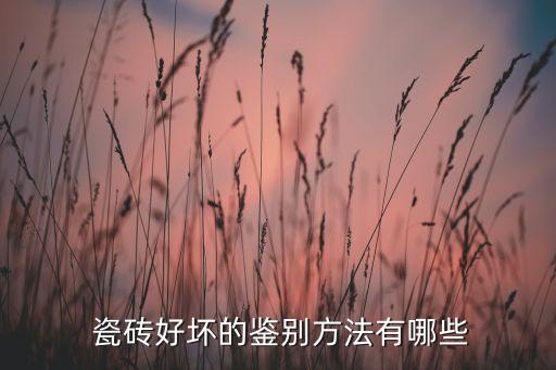  瓷砖好坏的鉴别方法有哪些