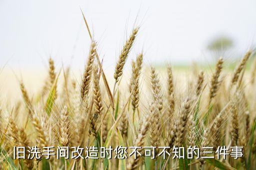 旧洗手间改造时您不可不知的三件事