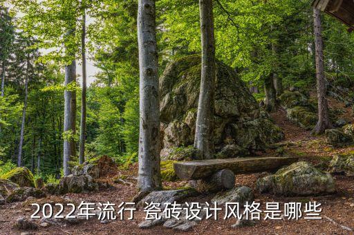 2022年流行 瓷砖设计风格是哪些