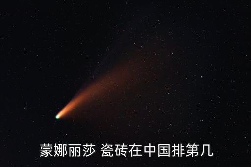  蒙娜丽莎 瓷砖在中国排第几