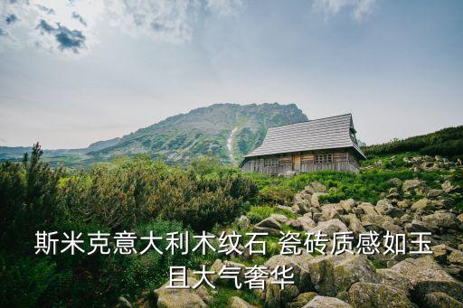  斯米克意大利木纹石 瓷砖质感如玉且大气奢华