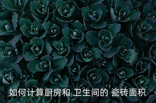 卫生间瓷砖要多少平方