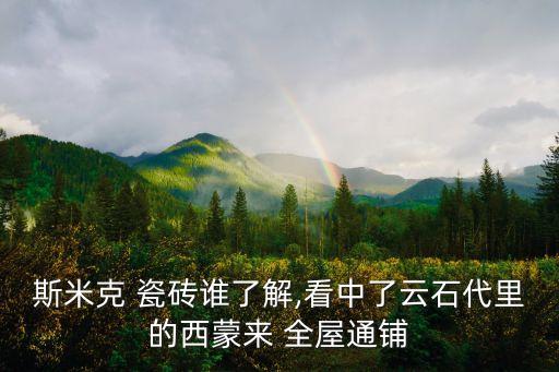 全屋同款瓷砖品牌,全屋通铺用什么瓷砖好