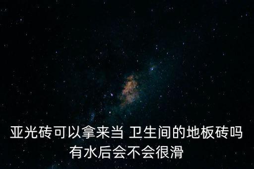 哑光瓷砖卫生间用