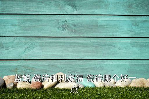  蓝鲸 瓷砖和利家福 瓷砖哪个好一点