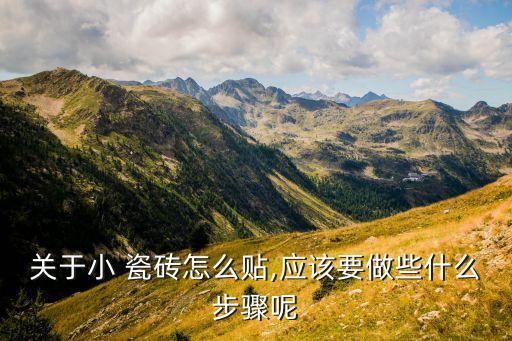 关于小 瓷砖怎么贴,应该要做些什么步骤呢