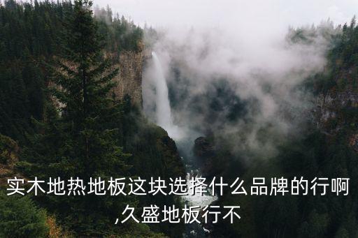 实木地热地板这块选择什么品牌的行啊,久盛地板行不