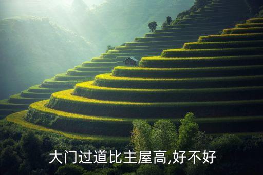  大门过道比主屋高,好不好