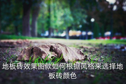 地板砖效果图款如何根据风格来选择地板砖颜色