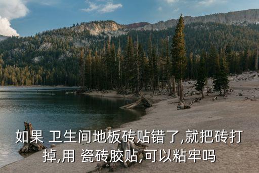 如果 卫生间地板砖贴错了,就把砖打掉,用 瓷砖胶贴,可以粘牢吗