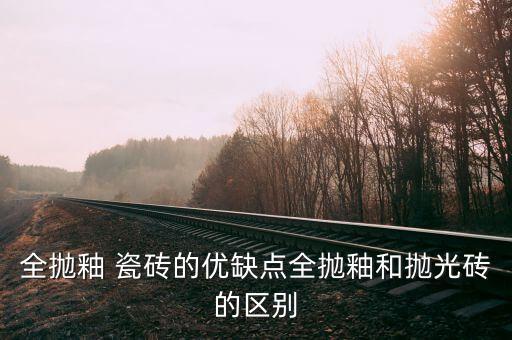 全抛釉 瓷砖的优缺点全抛釉和抛光砖的区别