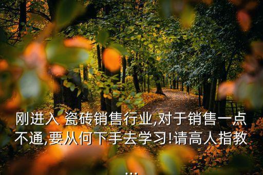瓷砖品牌基础知识培训,卖瓷砖 需要知道哪些基础知识?