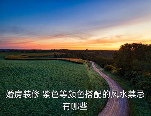 婚房装修 紫色等颜色搭配的风水禁忌有哪些