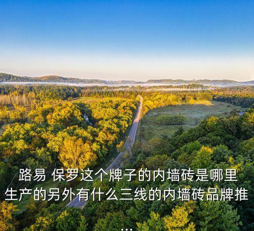 路易保罗瓷砖哪里品牌