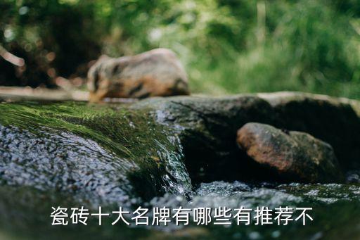  瓷砖十大名牌有哪些有推荐不