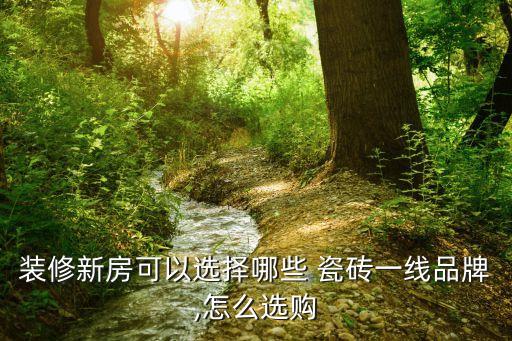 装修新房可以选择哪些 瓷砖一线品牌,怎么选购
