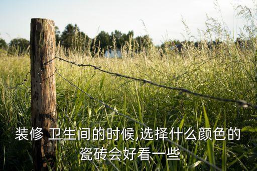 卫生间瓷砖效果对比图