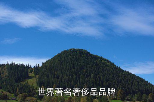 世界著名奢侈品品牌