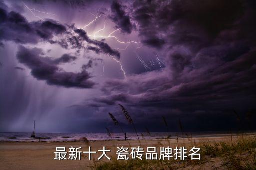 最新十大 瓷砖品牌排名
