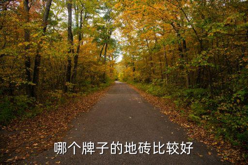 哪个牌子的地砖比较好
