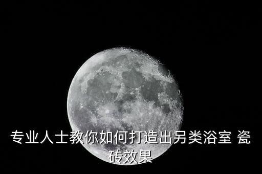 专业人士教你如何打造出另类浴室 瓷砖效果