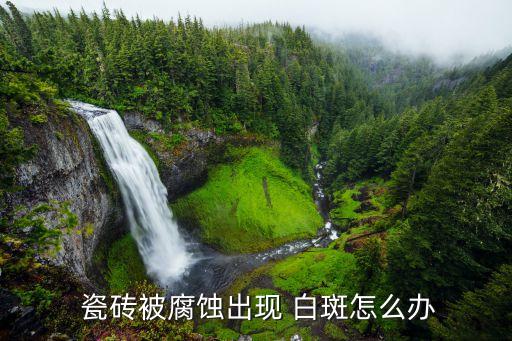  瓷砖被腐蚀出现 白斑怎么办