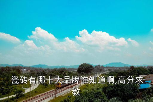  瓷砖有哪十大品牌谁知道啊,高分求教
