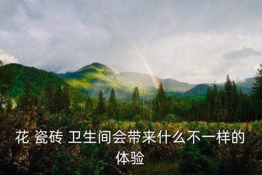 花 瓷砖 卫生间会带来什么不一样的体验